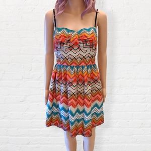 Band of Gypsies Aztec Patterned Dress Sz M